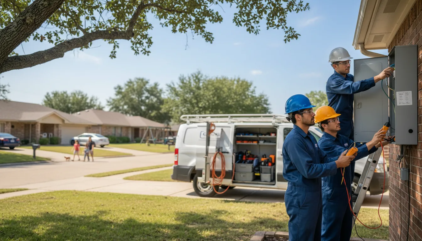 Certified electrician providing emergency electrical services in Cornell, IL